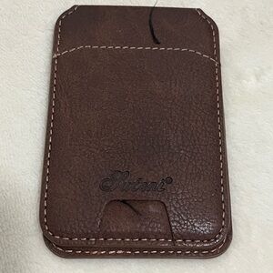 Suteni MagSafe Detachable Leather Card Holder Wallet